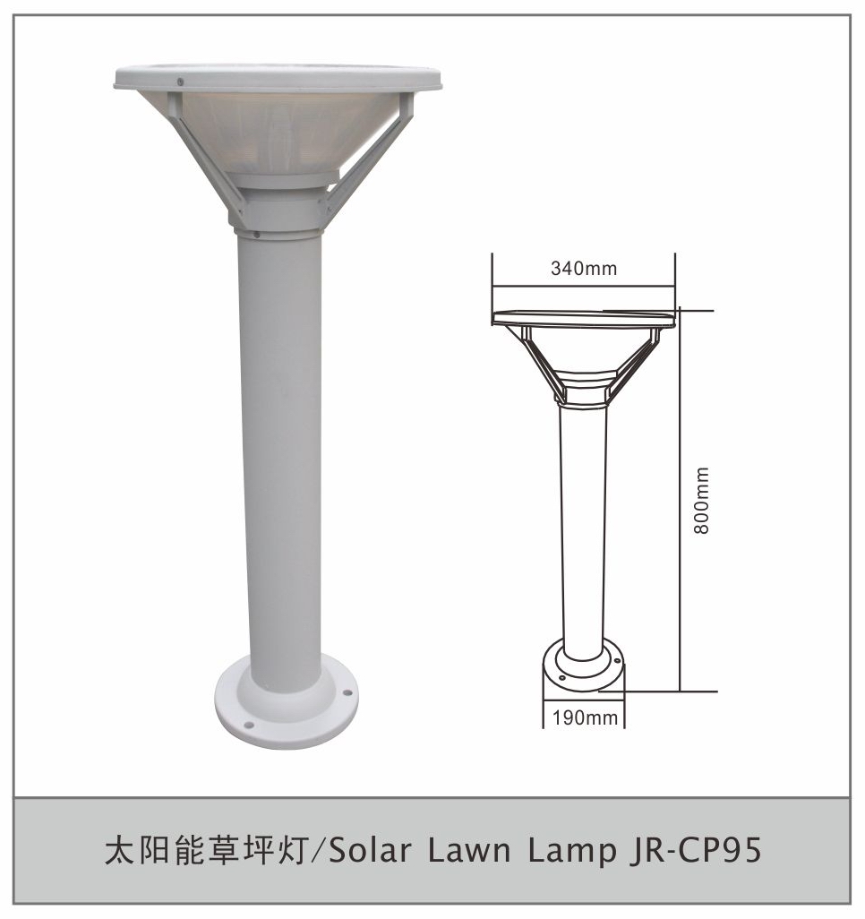 Aluminum brand new bollard light square garden lights stargold solar lighting with high quality(JR-CP95)