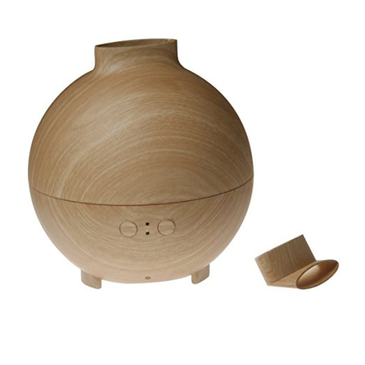 American market hot sales 600ml Wood Grain Aromatherapy Diffusers Ultrasonic Electric Humidifier For Baby