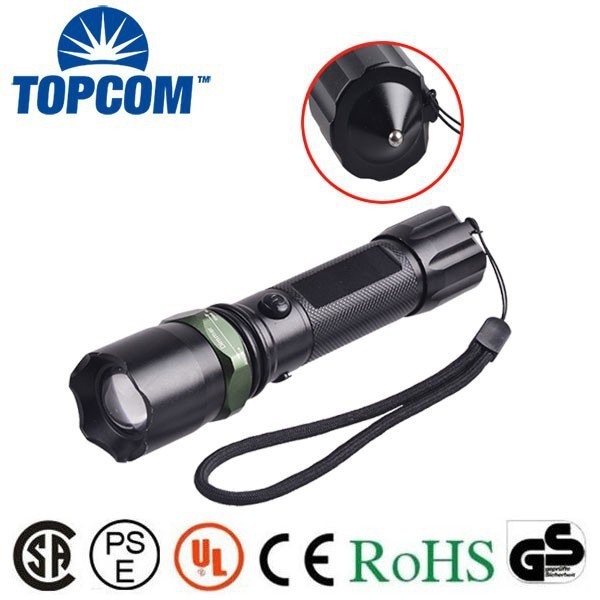 Arrival of Gear-Changeable Zoomer with Ultra Focusing Rechargeable Police Flashlight