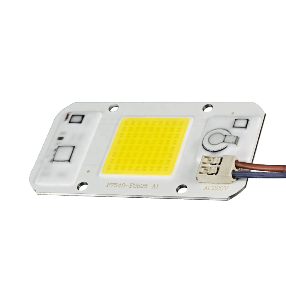 Solderless Driverless Grow Light Kits AC 110V 220V Bulb 50W COB LED