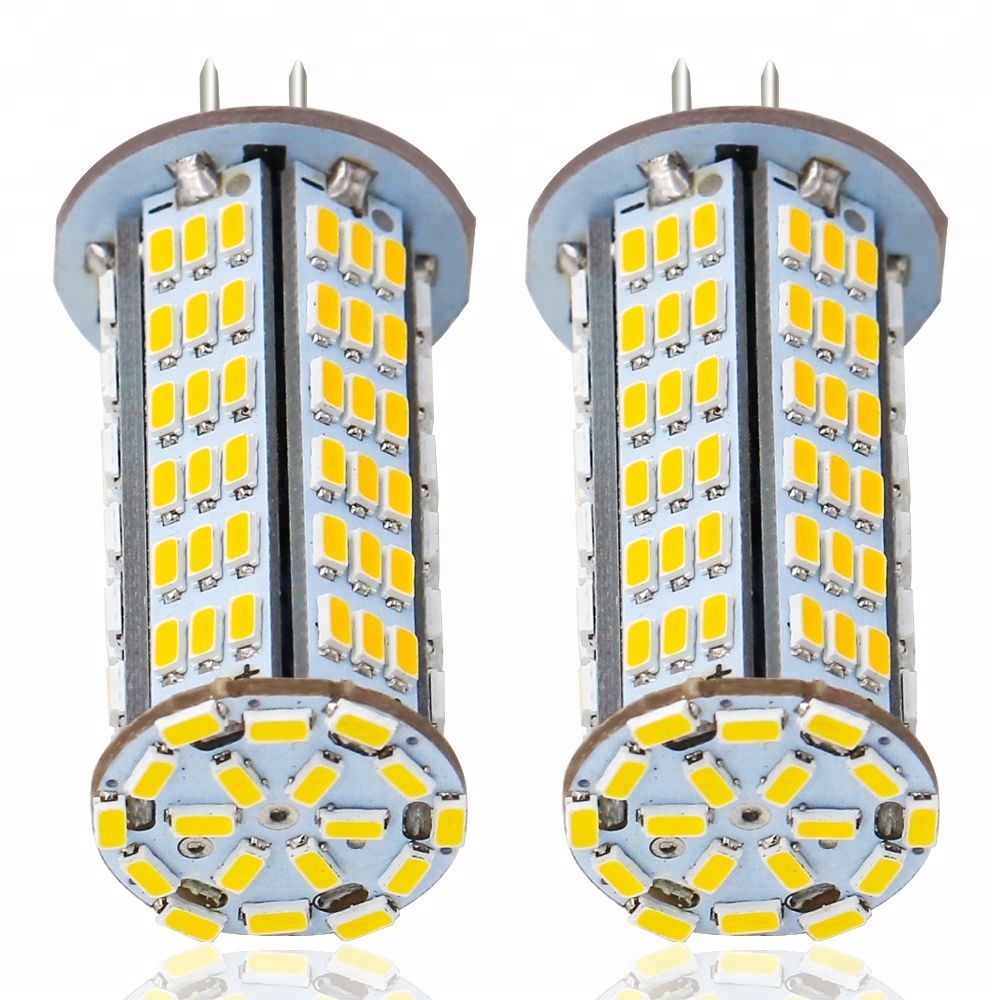 customized flashing 12v led G4 JC10 126SMD 4014 bulb