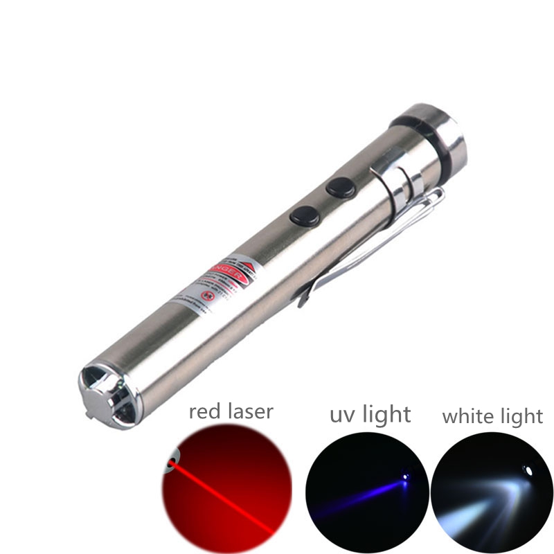 3 in 1 Mini Multi wholesale laser pointer  Red  UV  White laser pen pointer