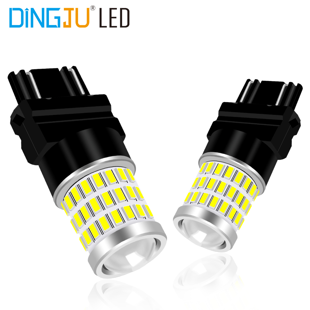 Factory Direct Selling  T25 3156 3157 54smd 3014 3smd 3030 Led Bulb 3.8w Car Reverse Light Bulb Tail Lights Compatible Products