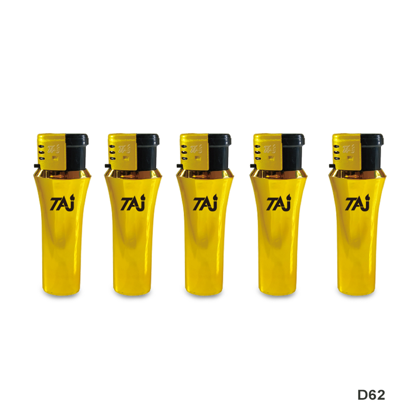 TAJ Brand 2019 Hot-selling Golden Windproof Refillable CR Lighter