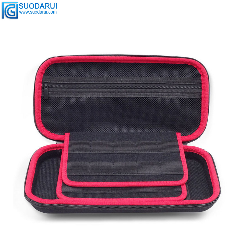 High Quality Hard PU+Textile Bag Case For Nintendo Switch Game Traveler Deluxe Travel Cover