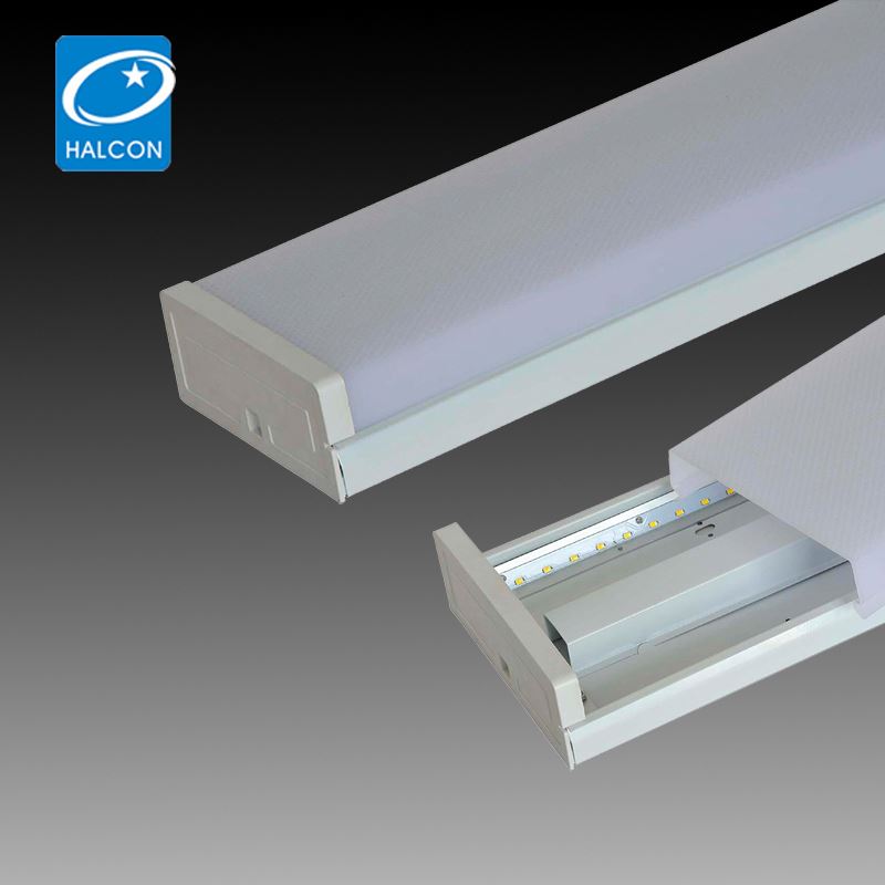 High Output Fitting 4Ft White 4400Lm Integrated Led Wrap Linear Batten Light 40W Twin