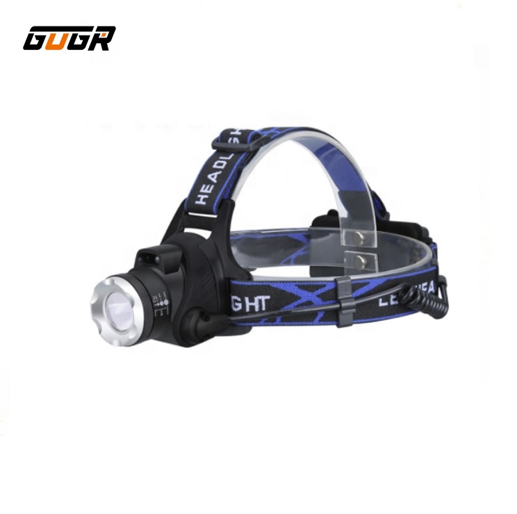 Manufacture Rechargeable Batteries Camping Headlamp Torch 3 Modes Adjustable Bright LED Headlamp