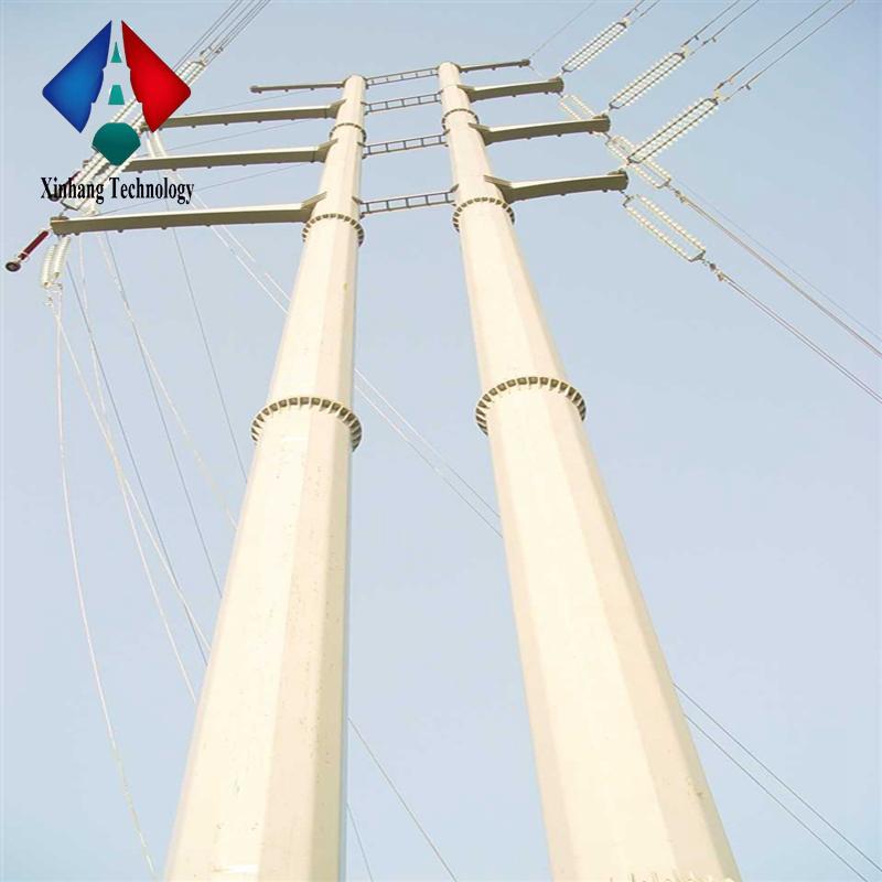 electrical power tubular steel structure types transmission line towers electric pylons