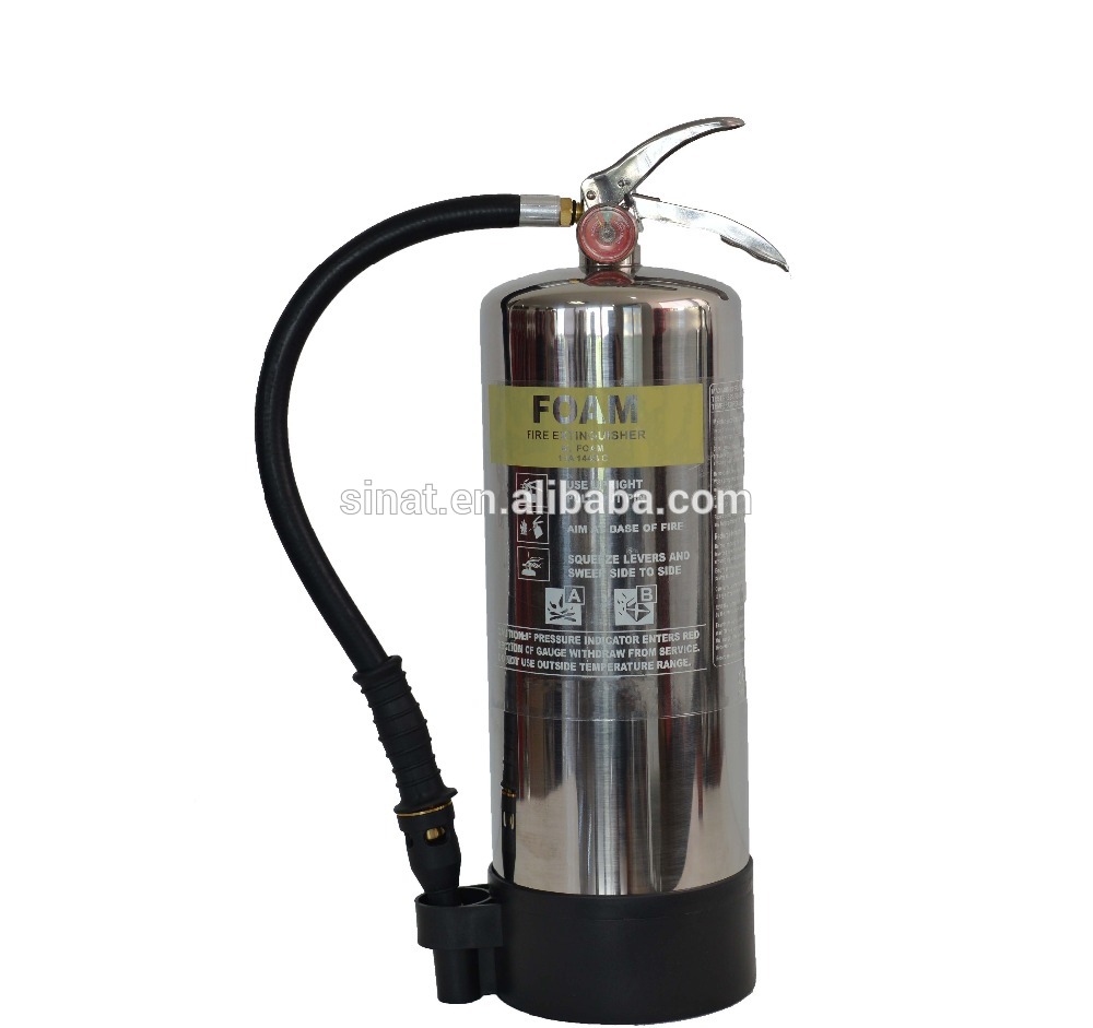 Fire extintor 6KG Stainless Steel Foam fire Extinguisher