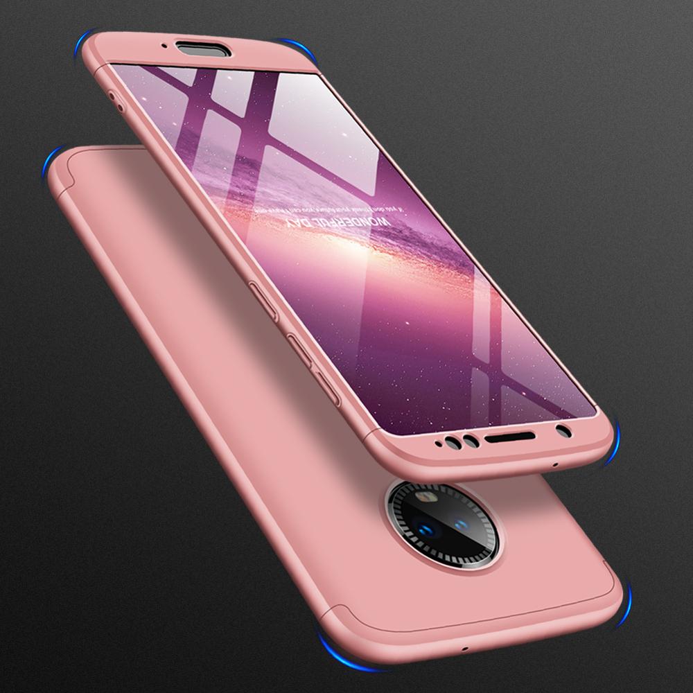 360 Cover case for Motorola moto G6, Removable 3in1 Hard PC Shield Back Cover Case for Motorola moto G6 phone cases