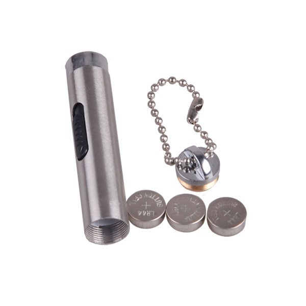 Promotion Laser Key Chain Metal MINI LED Keychain UV Light