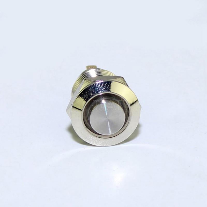 10MM Waterproof 2Position Momentary 4 Pin LED Metal Push Button Switch