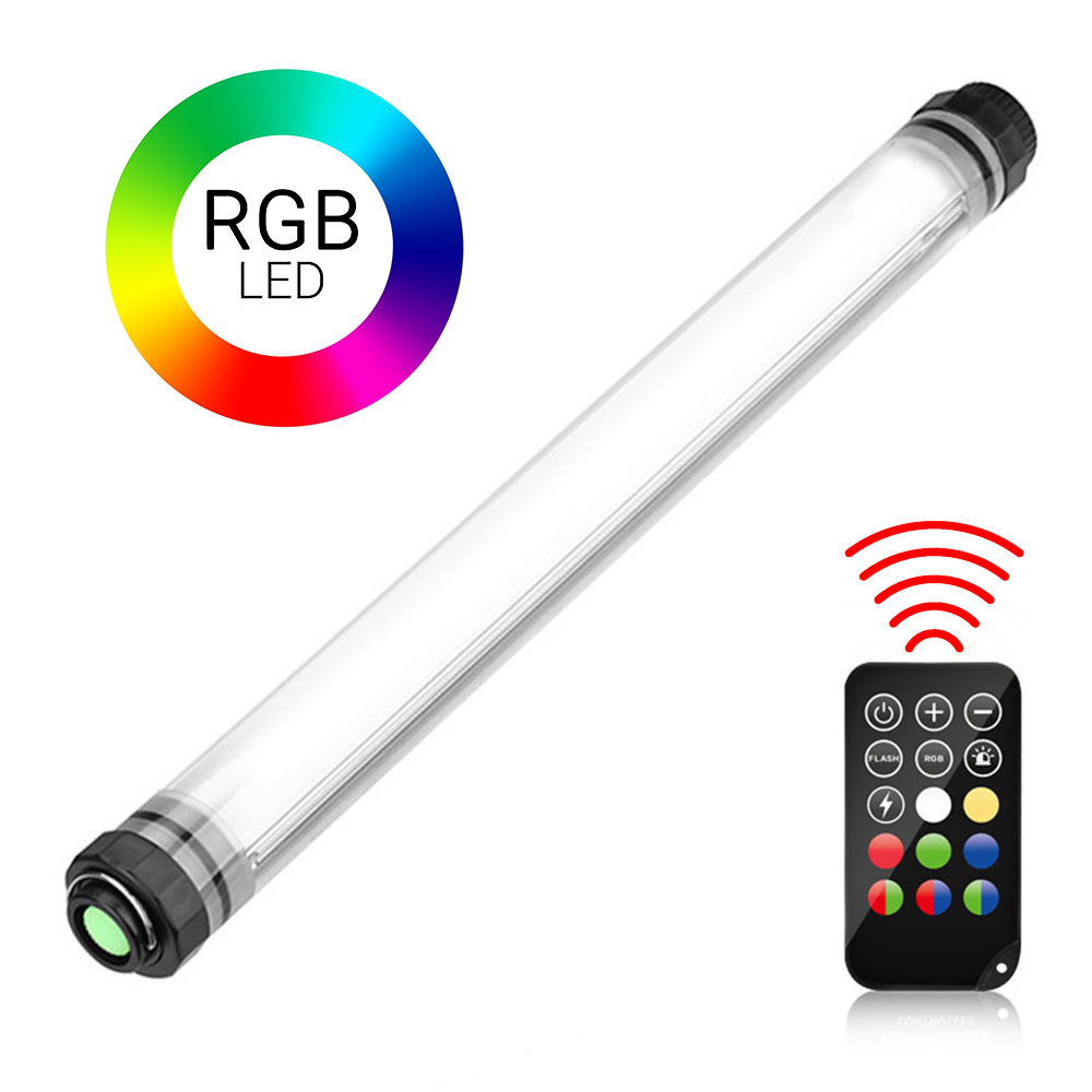 NEW Professional Video Lighting Equipment USB Rechargeable Portable Led Light Waterproof IP68 Powerbank RGB Camping Light Tube