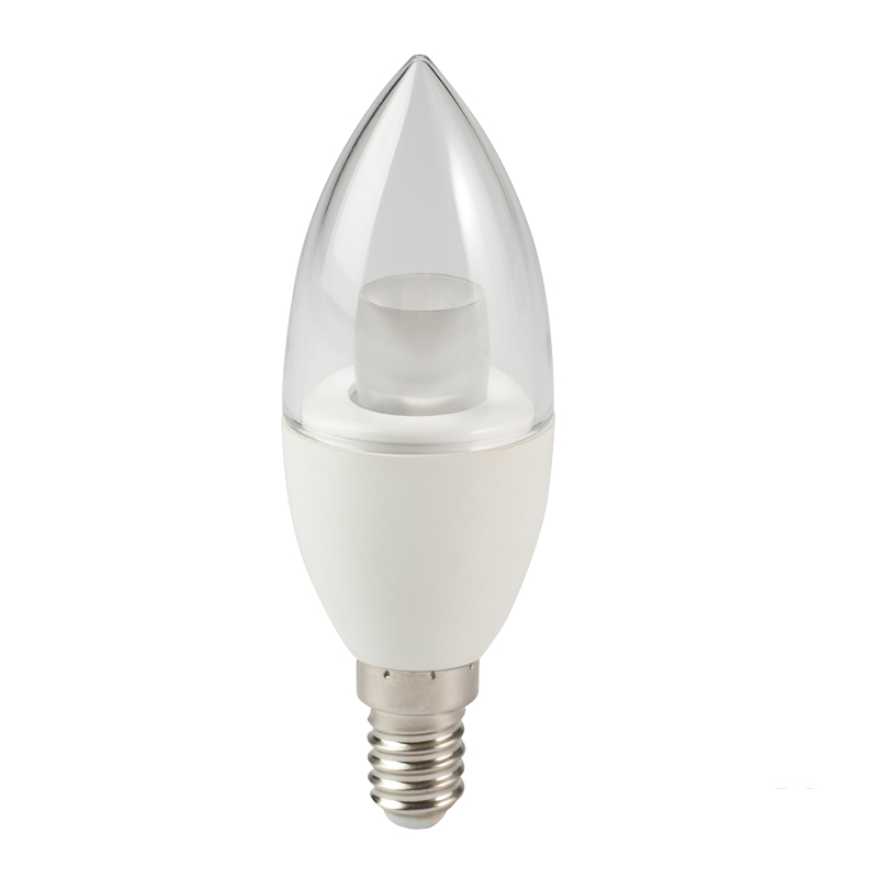 E12 LED Bulb, 60W Equivalent Candelabra Bulb, 5000K Daylight White Non-Dimmable Candle Light Bulbs for Chandelier