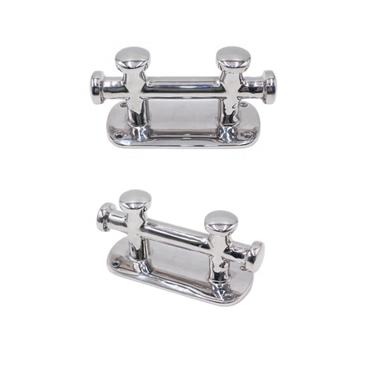 316 SS stainless steel boat delicate marine double cross mooring bollards