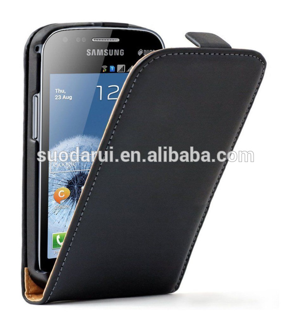 For Samsung Galaxy S Duos 2 GT-S7582 Ultra Slim Leather Flip Case