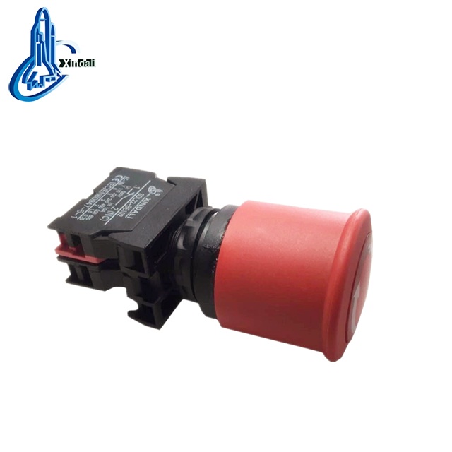 2015 Hot Sale Waterproof IP67 Emergency Stop mushroom push button switch with light XDL22-ESW542 dia. 40mm