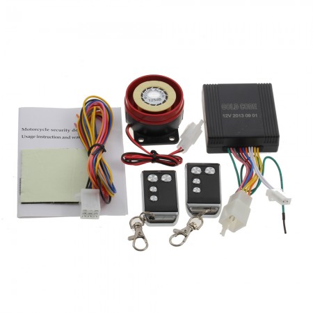 Motorcycle Bicycle Bike Anti-theft Remote Control Alarm System Safety Security
