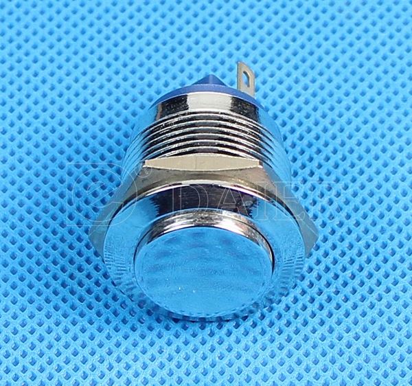 Mini Round High Button Unlock Stainless Steel Elewind Push Button 19mm
