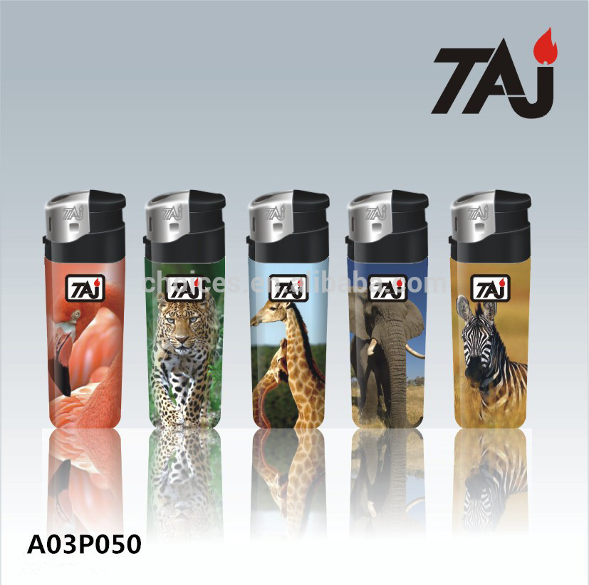 2018 Canton Fair TAJ Brand electronic rainbow smoke cigarettes lighters