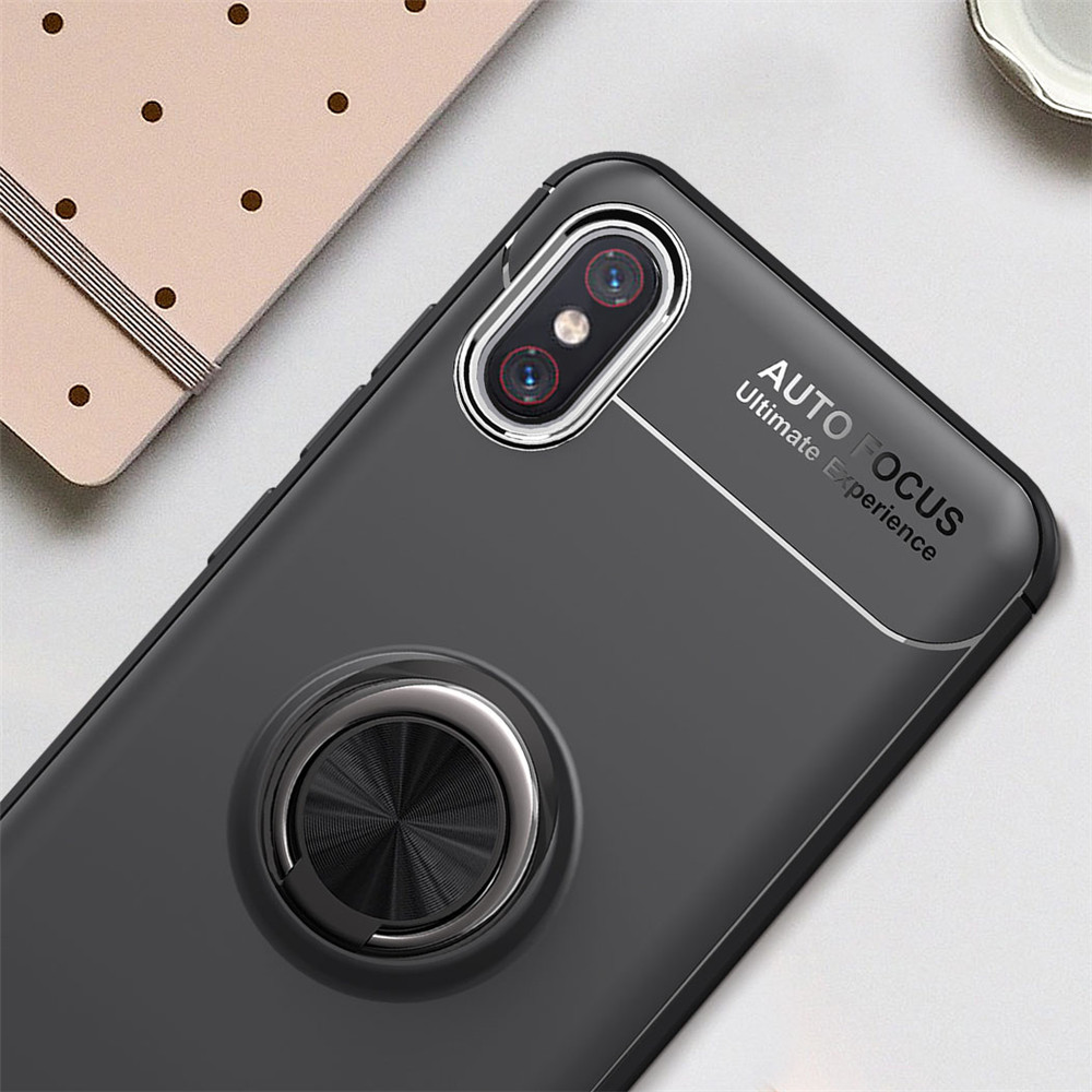 2019 hot sell TPU Shockproof phone Case for Xiaomi mi 8 Explorer Metal Ring Bracket Back Cover