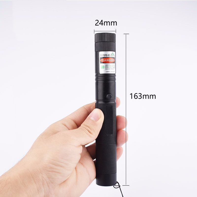 Multi-function Super Bright Laser Pointer Rechargeable Portable Teachers' LED Torch Pan Flashlight Custom Logo