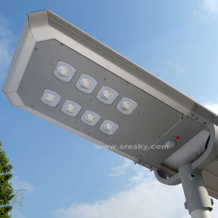 High quality 100 led light rechargeable outdoor solar street light