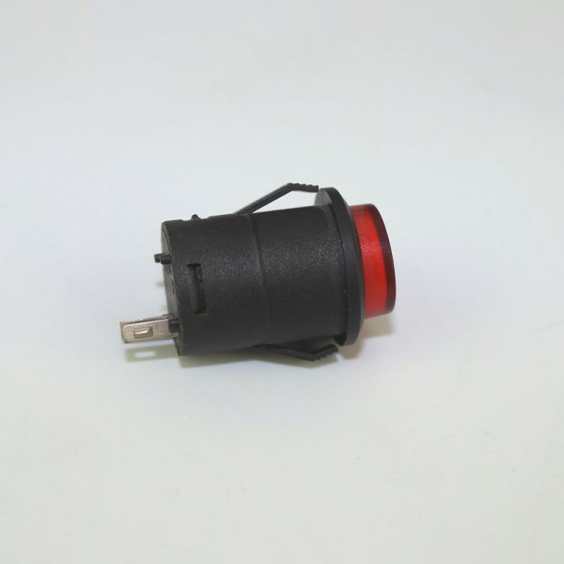 16mm SPST Plastic 250VAC Latching ON-OFF Push Button Switch