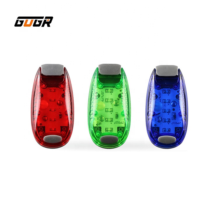 Clip On 5LED Safety Warning Rotary Strobe Revolving Flashing Light Sports Night And Daytime Running Light