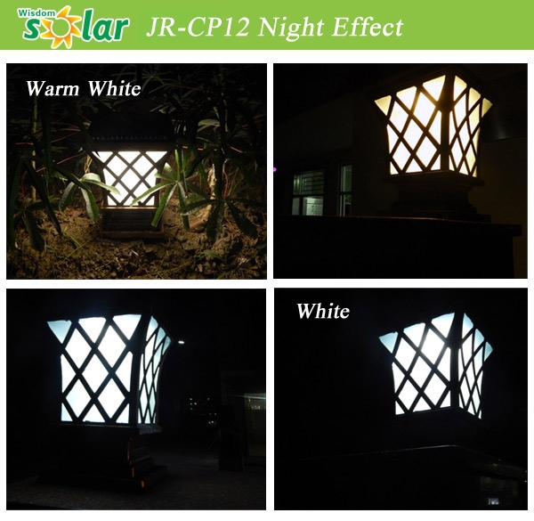 China Wholesale Solar Lights/Solar Gate Post Lights/Solar Garden Lights JR-CP12