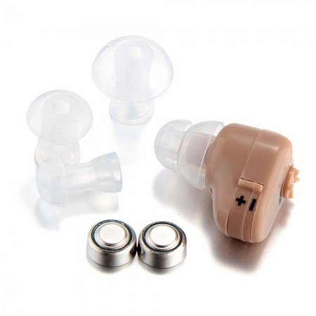 Mini Behind the Ear Deaf Hearing Aid Aids Kit Adjustable Sound Voice Amplifier