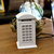 Hidly Creative Retro Phone Booth Aroma Diffuser, ABS+PP+ Silicone, Mini Mute USB Office Air Humidifier
