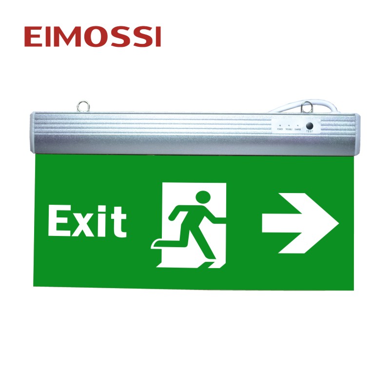 85-265V 3H battery powered charger emergency light fire exit sign board