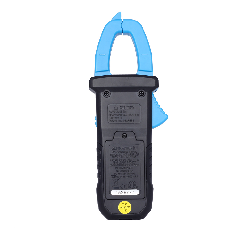 Digital LCD Clamp Meter Multimeter DC/AC Voltage/Current Resistance Capacitance Diode Frequency Measurement Tester NCV Function