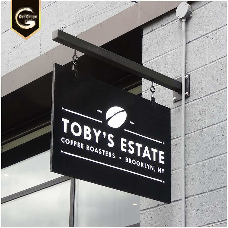 led aluminum sign blade sign  lighted box blade wall mounted signs