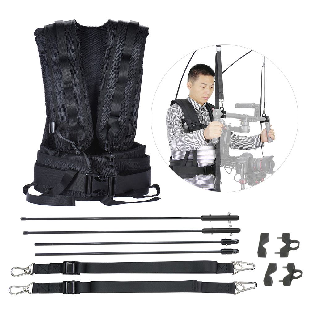 V9 DSLR Camera Stabilizer Photography Vest Video Support Kit for DJI Ronin-M 3-Axis Handheld Stabilizer Load Up To 4kg-11kg