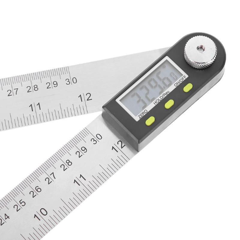 Digital Angle Ruler Stainless Steel Protractor Inclinometer Goniometer Electronic Angle Gauge Level Measuring Tool