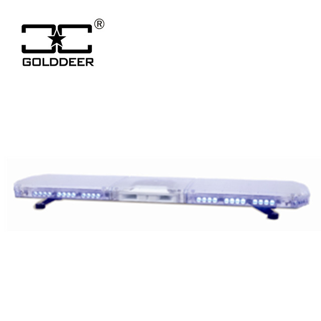 47 Slim amber  led warning strobe light bar with 100W Speaker (TBD07926-20a-S)