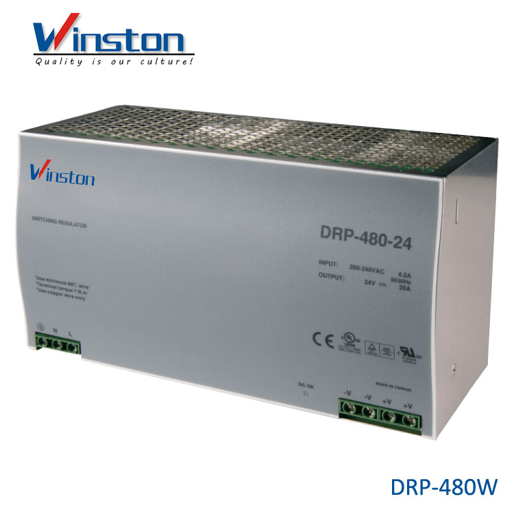 DRP-480 Din rail Single output 24V 20A 48V 10A 480W power supply