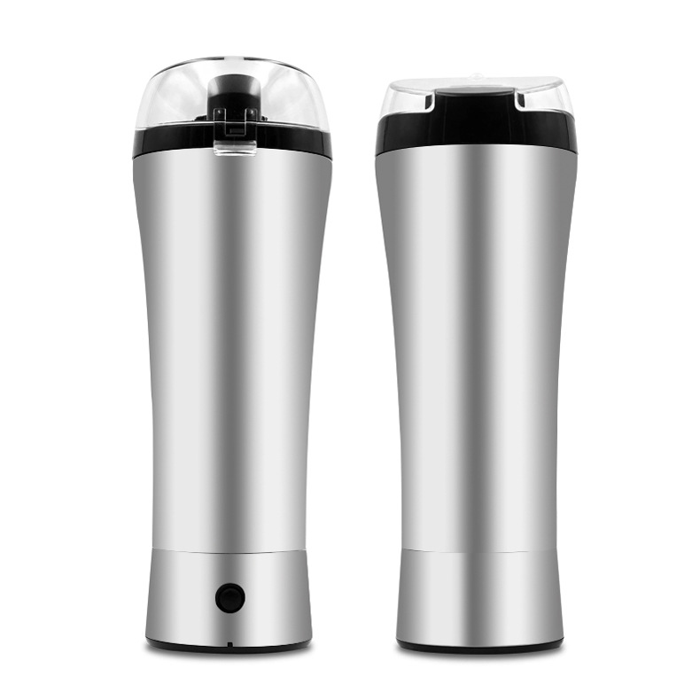 2019 Amazon Double Wall Stainless Steel Vacuum Cup Auto Stirring Sport Mug