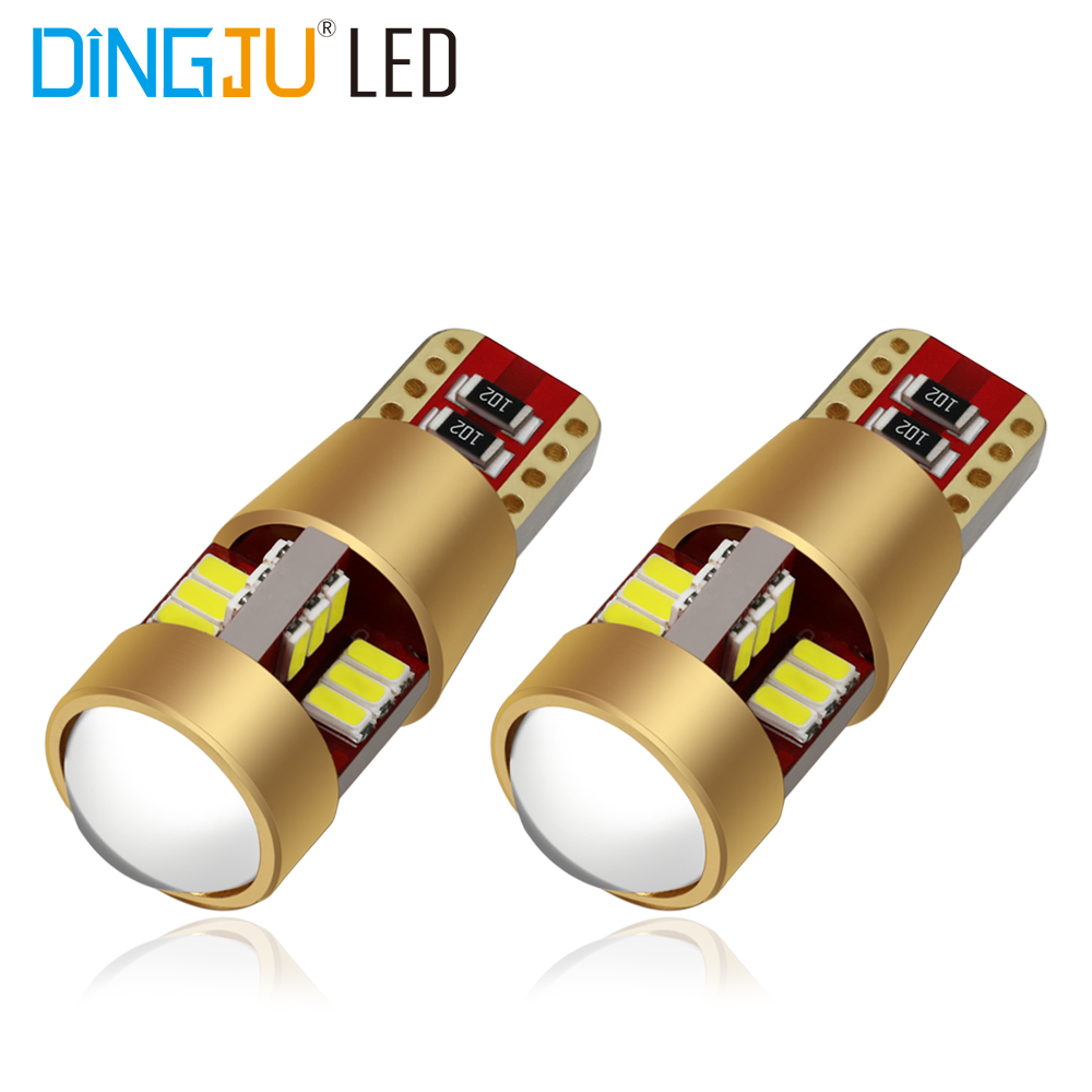 Factory price newest led 27smd 3014 t10 12v 157lm w5w canbus error free interior width reading light The most competitive