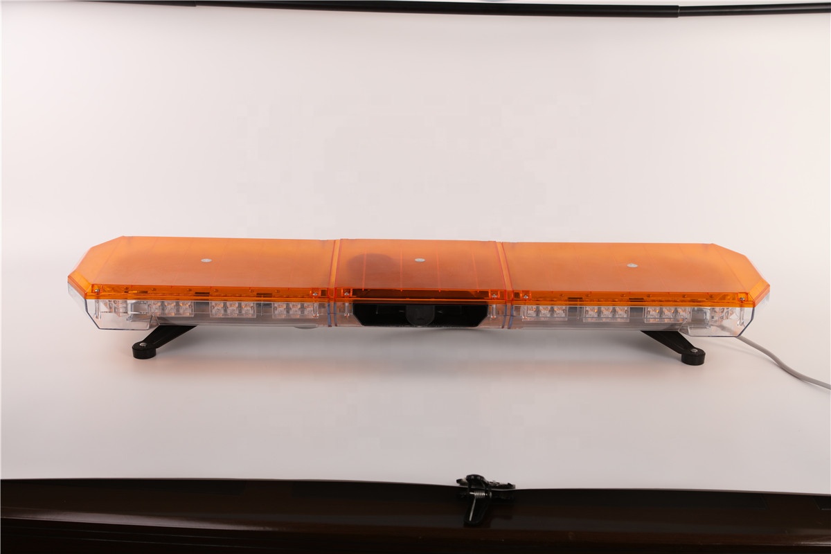 Golddeer Emergency Vehicles LED Strobe Warning Amber Lightbar with Black speaker