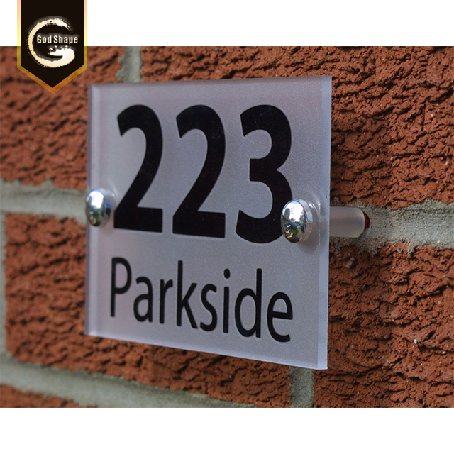Custom Office Acrylic Door Sign Restroom Door Hotel Sign Desk Display Signage