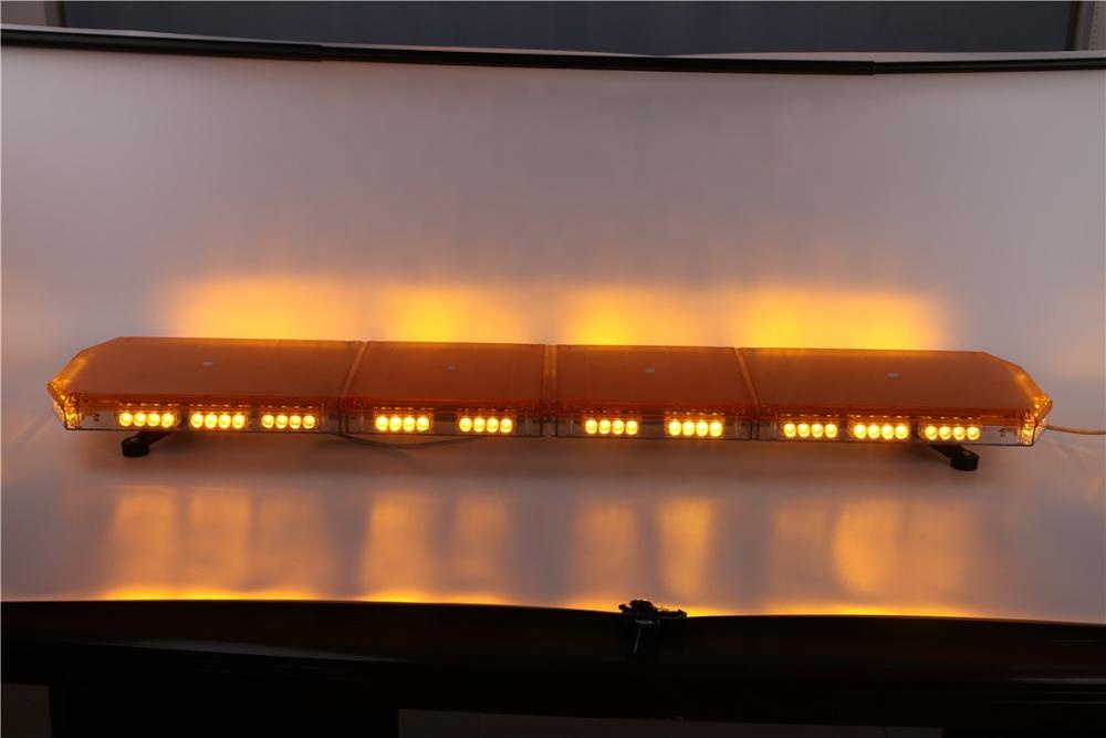 59 Inch LED amber emergency light bar strobe lightbar for engineering truck