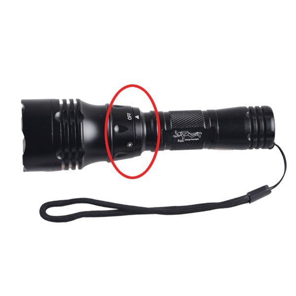 Diving Torch Aluminum Powerful UV Blacklight Diving Torch