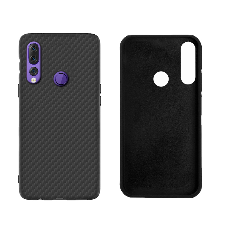 Matte Finish Carbon Fiber Textured Light Thin Shock Absorbing Bumper Skin hard case For Lenov o Z5S