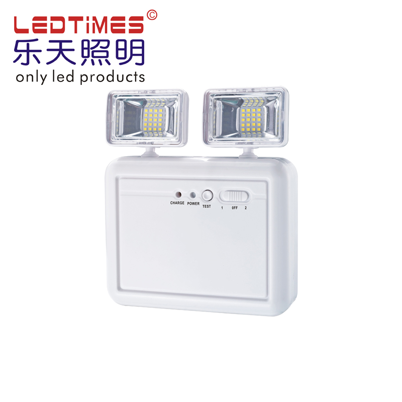 Factory Price 1200LM Portable Fire Resistant Twin heads Safety Emergency Light