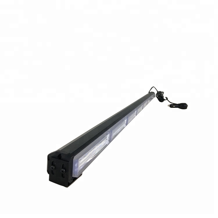 45 80W Blue 14 Flashing PatternsTraffic Advisor Emergency Warning Vehicle Strobe COB Light Bar