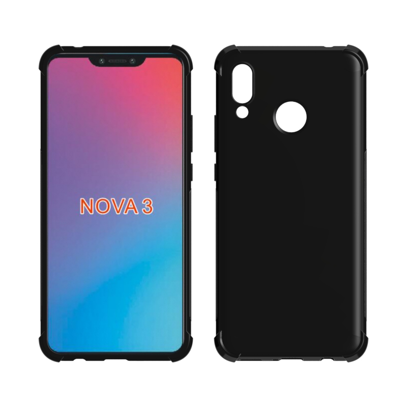 Transparent Shockproof soft Tpu cover case clear case For Huawei Nova 3