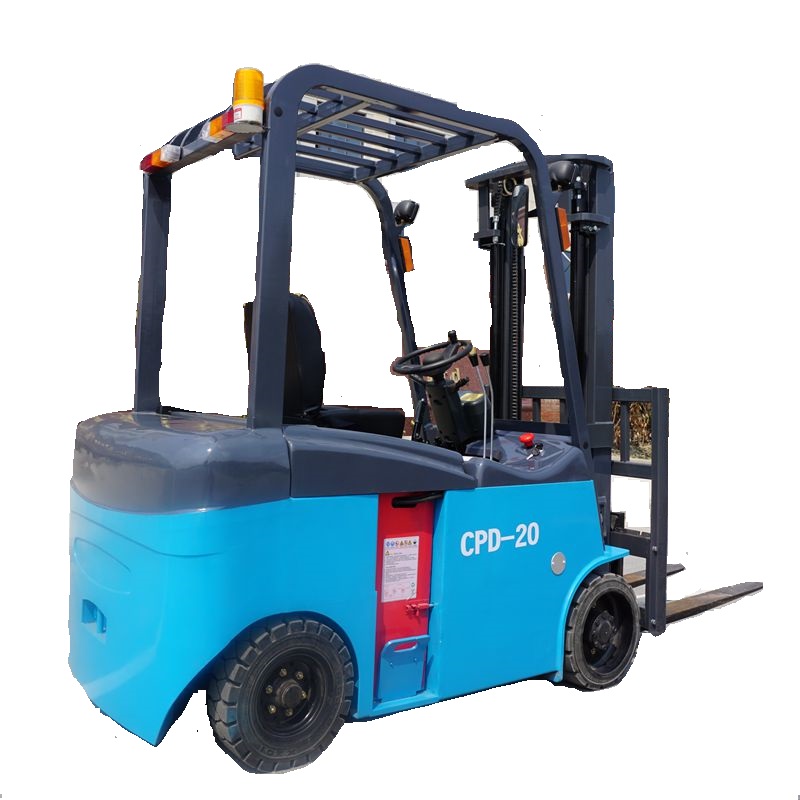 three wheeled sit down type 2ton 48v batteries electric motor forklift for sale